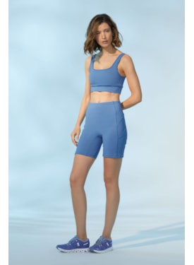 Bermuda Yogini Eco Power Azul Jeans