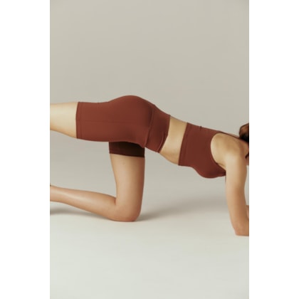 Bermuda Yogini High Rise Renata Marrom
