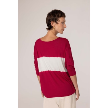 Blusa Yog Modal Tie Dye Watery Stripe Ii Amora