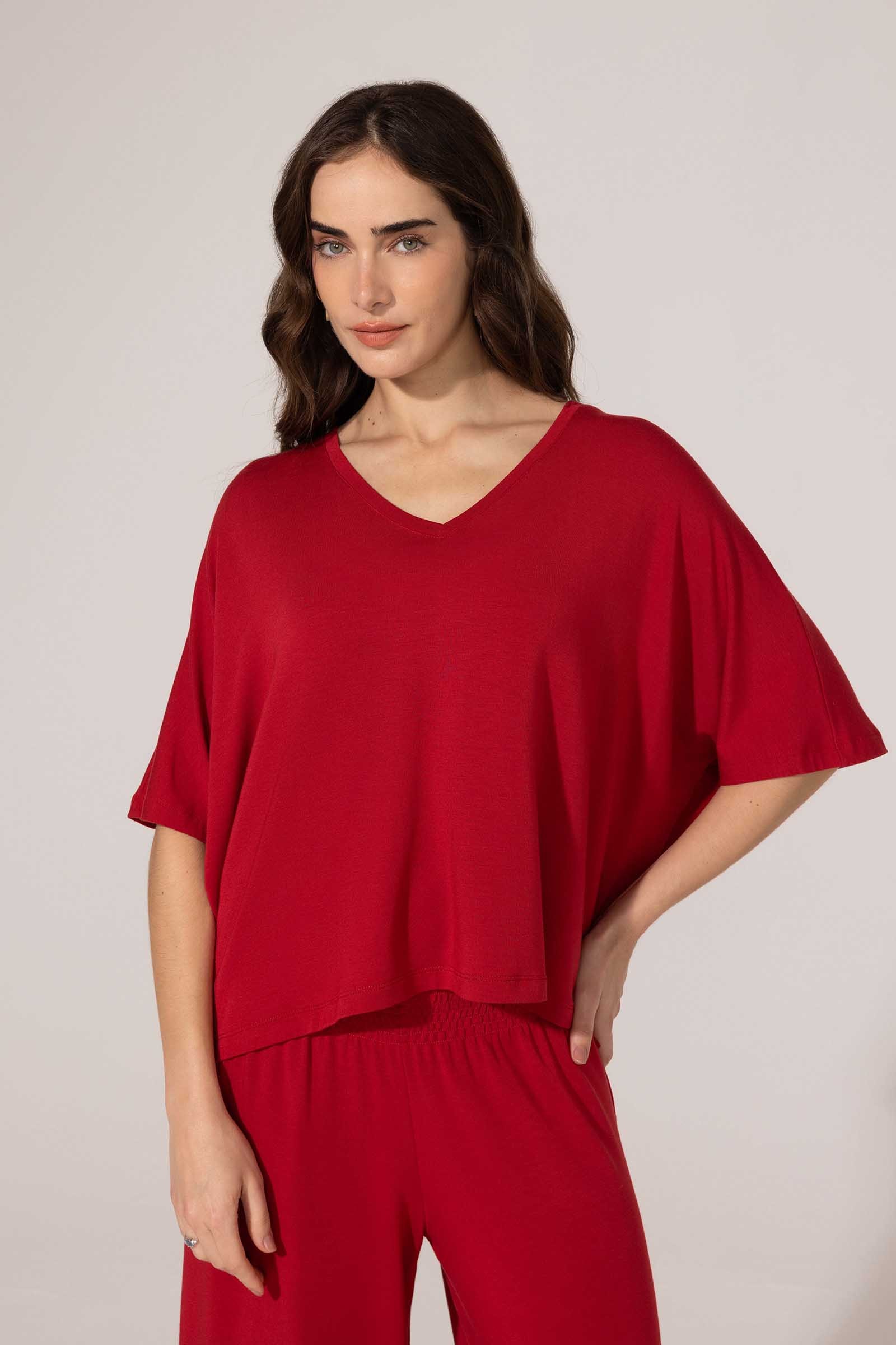 Blusa Yog Moletom Bambu Cropped Isis(46) Amora