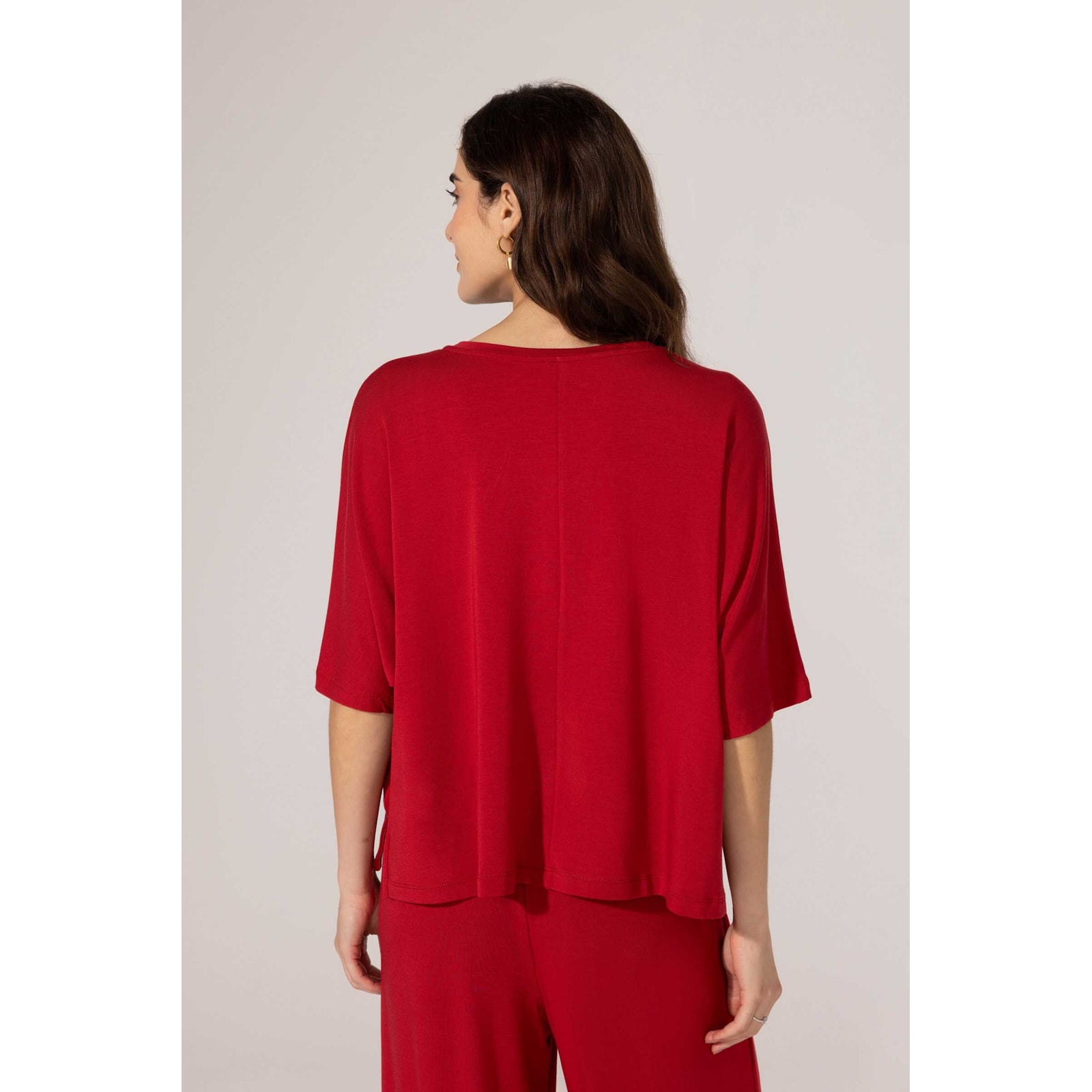 Blusa Yog Moletom Bambu Cropped Isis(46) Amora