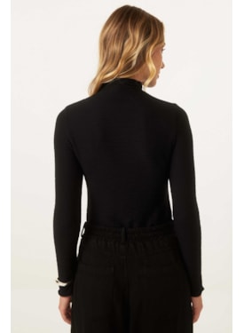 Blusa Yogini Ana Ruga Gola Justa Anna Preto