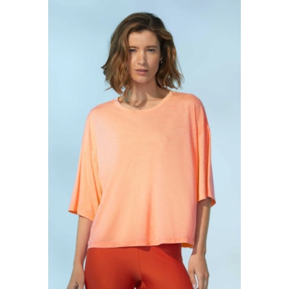 Blusa Yogini Dec u Petra Laranja Escuro
