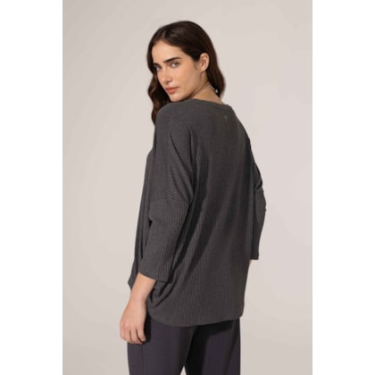 Blusa Yogini Dec v Ariane Mescla Escuro