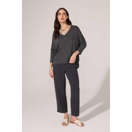 Blusa Yogini Dec v Ariane Mescla Escuro