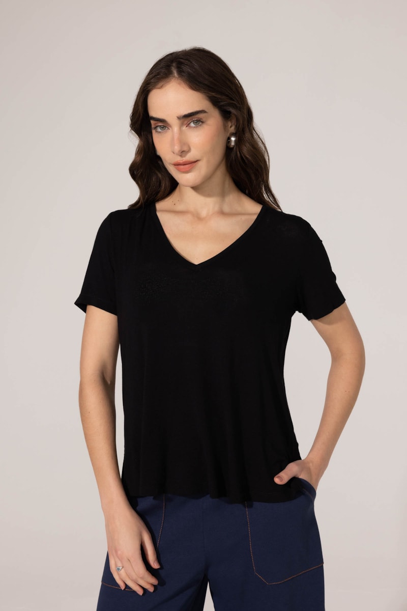 Blusa Yogini Dec v Scarlet Preto