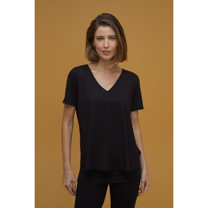 Blusa Yogini Dec v Slim Beth Preto