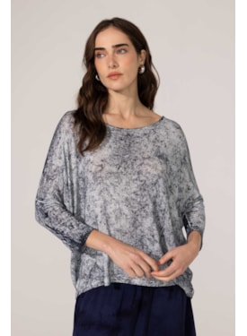 Blusa Yogini Dye Diva Marinho