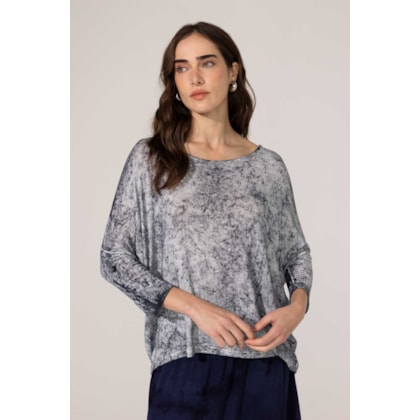 Blusa Yogini Dye Diva Marinho