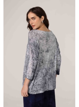 Blusa Yogini Dye Diva Marinho