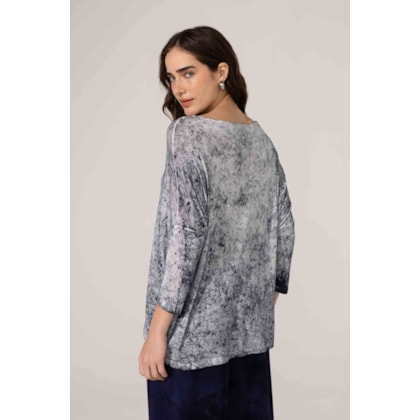 Blusa Yogini Dye Diva Marinho