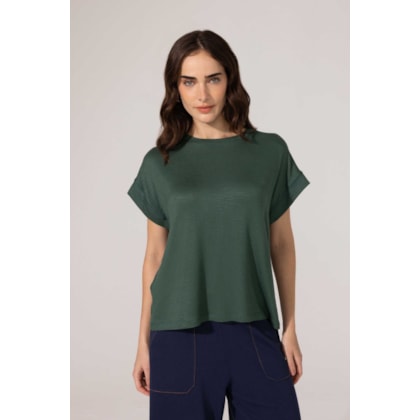 Blusa Yogini Flame Paty Verde Escuro