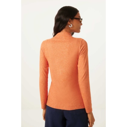 Blusa Yogini Flanelado Gola Justa Jade Ferrugem