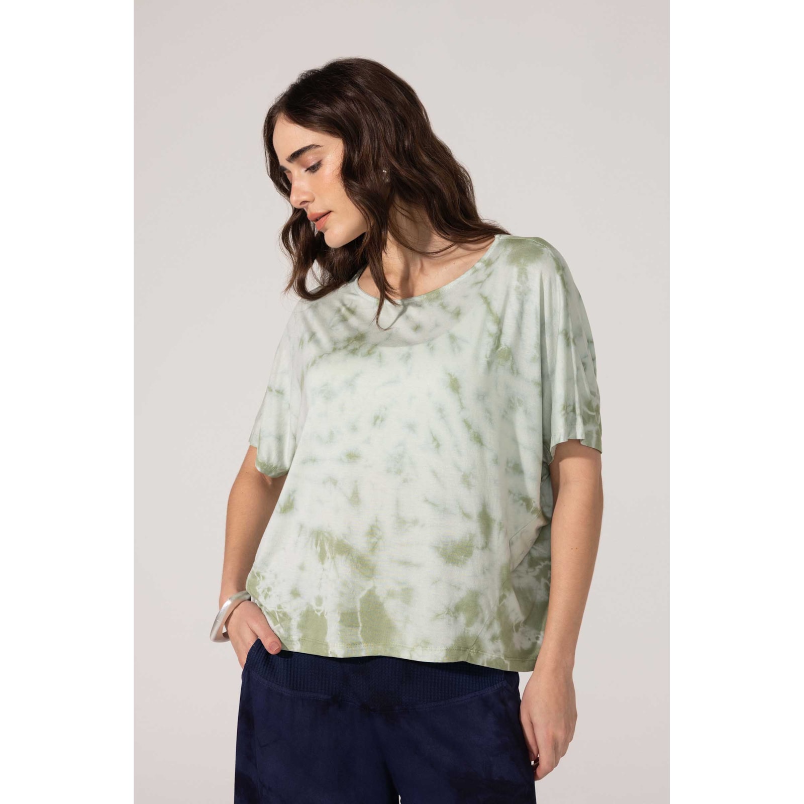 Blusa Yogini Modal Dye Julieta Verde Claro