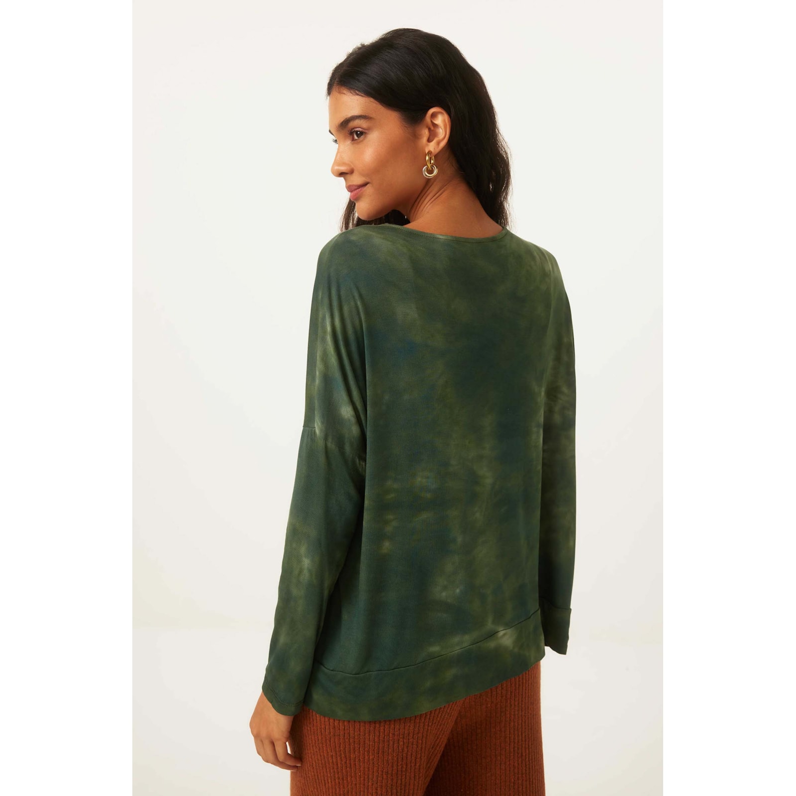 Blusa Yogini Modal Tie Dye Andreia Militar