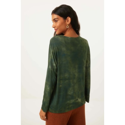 Blusa Yogini Modal Tie Dye Andreia Militar