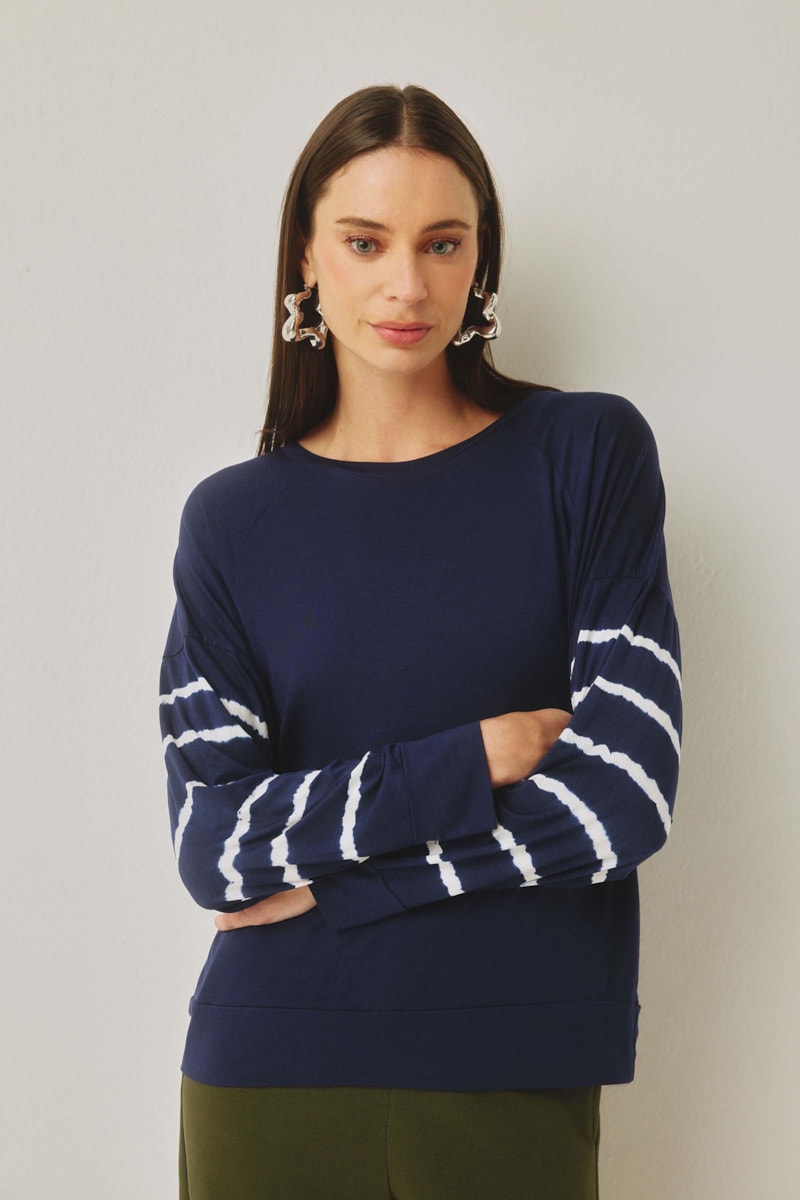 Blusa Yogini Modal Tie Dye Fabia Marinho