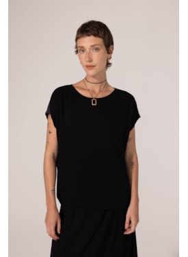 Blusa Yogini Silvia Preto