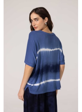 Blusa Yogini Tie Dye Vilma Azul