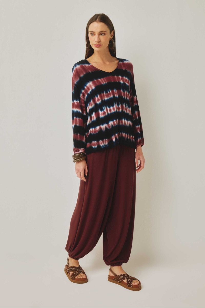 Calca Yogini Bambu  Aladim Confort (47) Chocolate