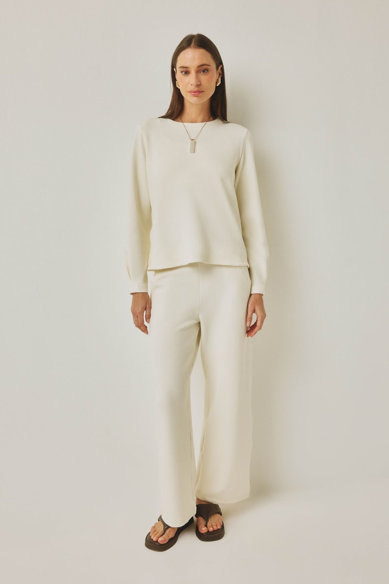 Calca Yogini Boucle Tarsila Off White