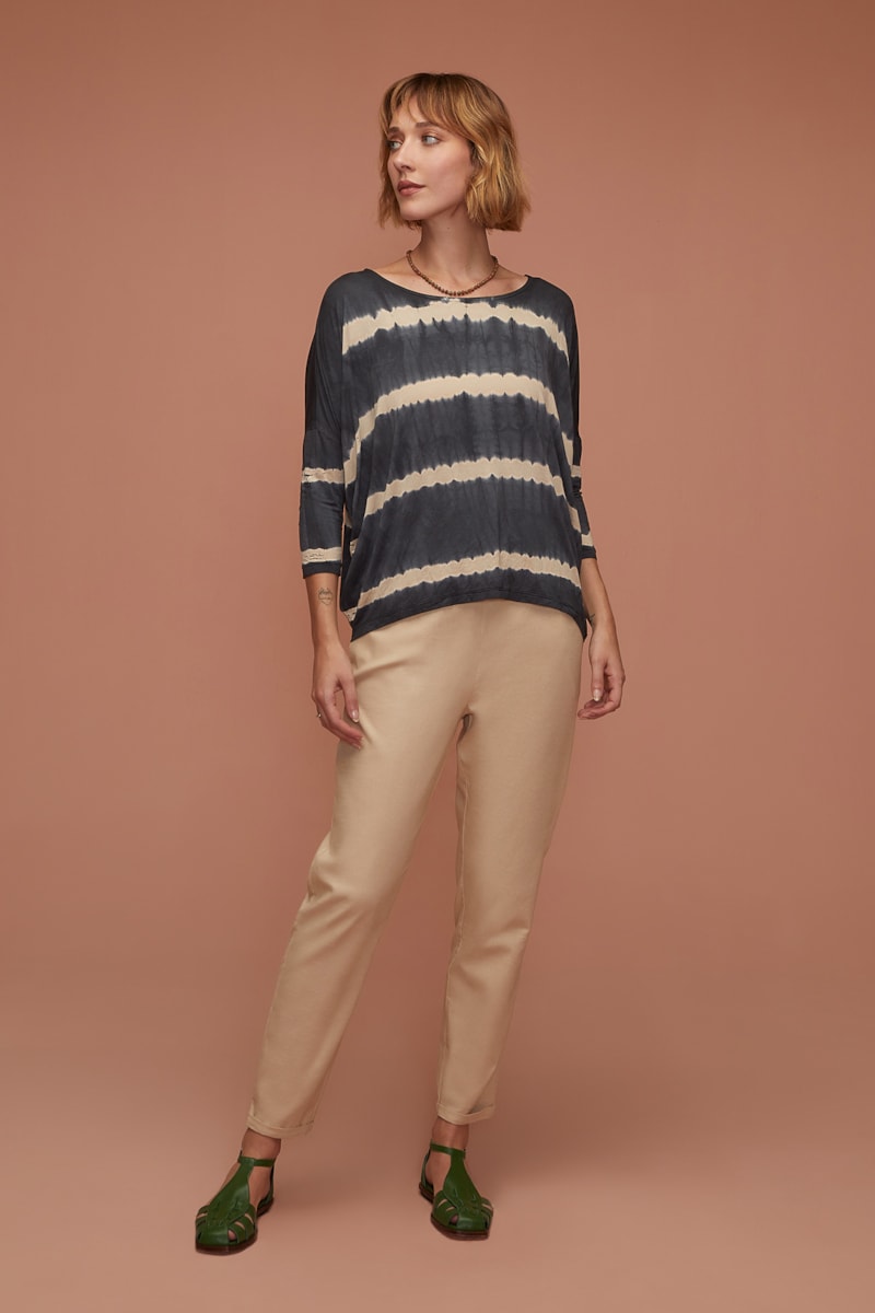 Calca Yogini Cenoura Linen Ii Bege