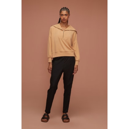 Calca Yogini Cenoura Linen Ii Preto