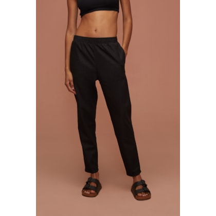 Calca Yogini Cenoura Linen Ii Preto
