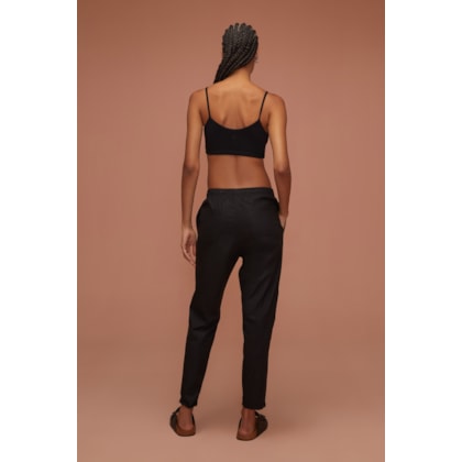 Calca Yogini Cenoura Linen Ii Preto