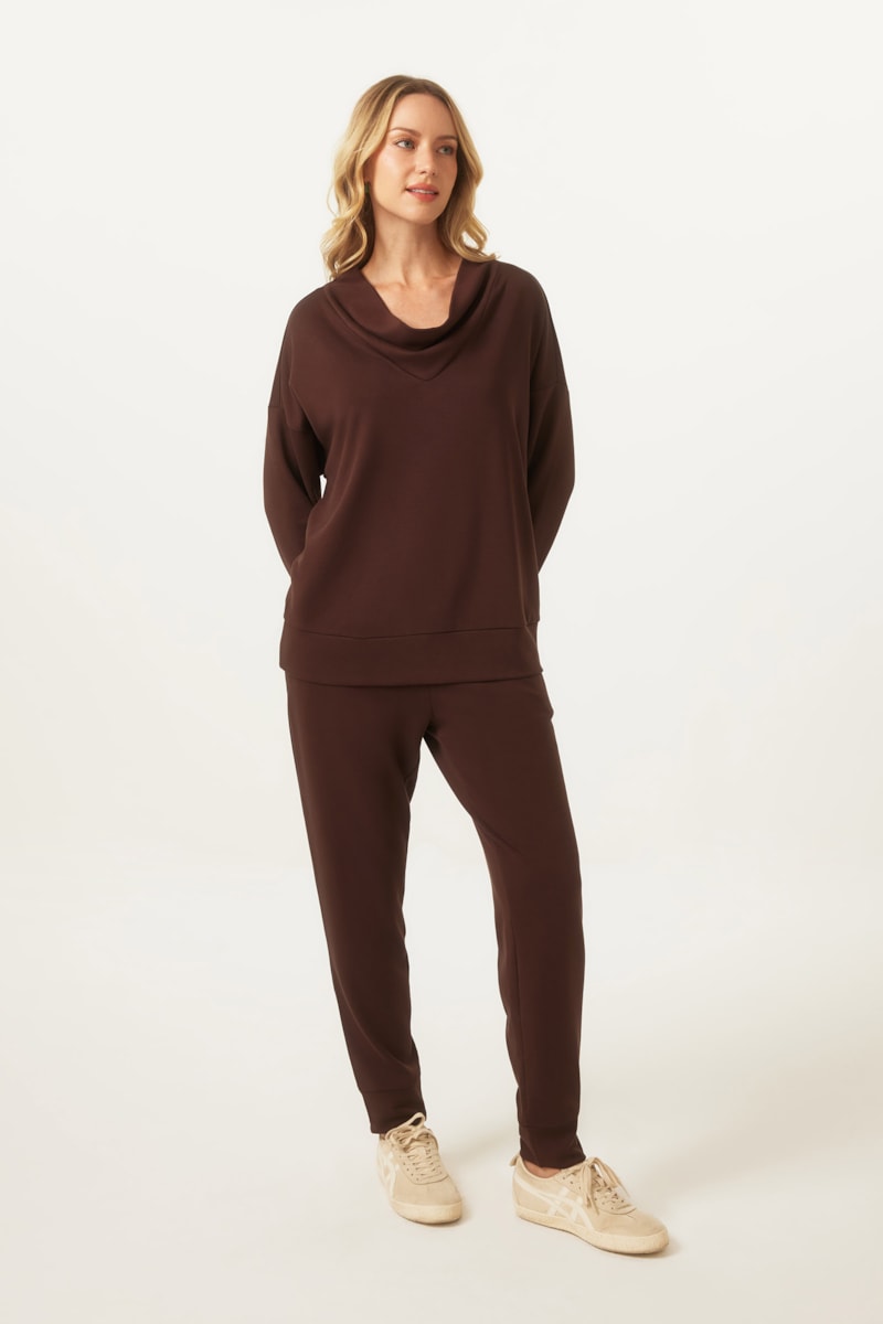 Calca Yogini Cenoura Theresa Marrom
