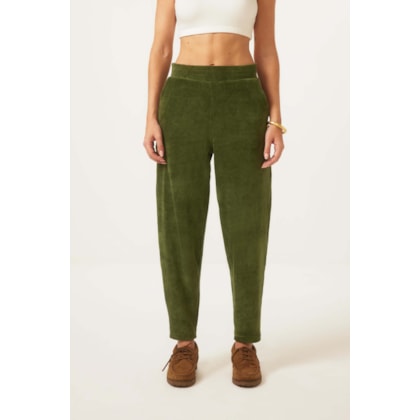 Calca Yogini Cotele Cenoura Heidi Militar