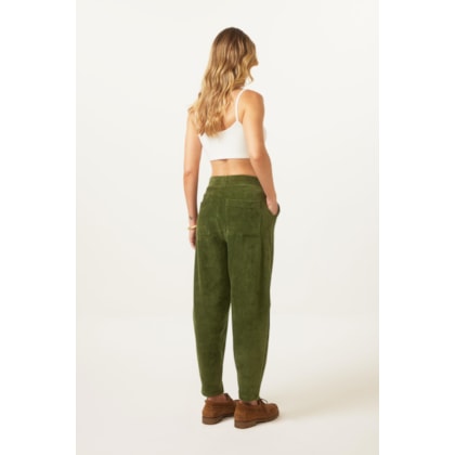 Calca Yogini Cotele Cenoura Heidi Militar
