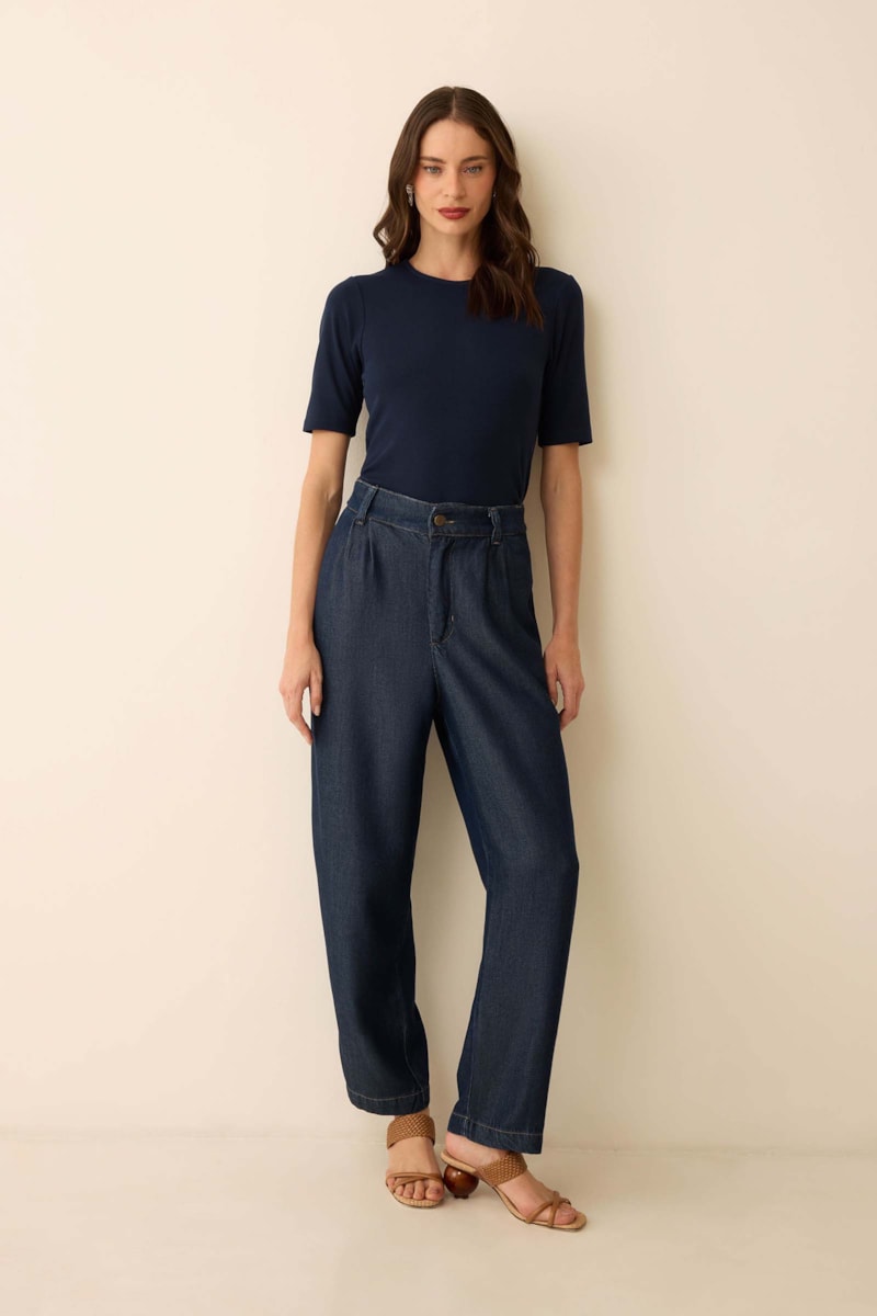 Calca Yogini Lioceljeans Relaxed Dara Indigo