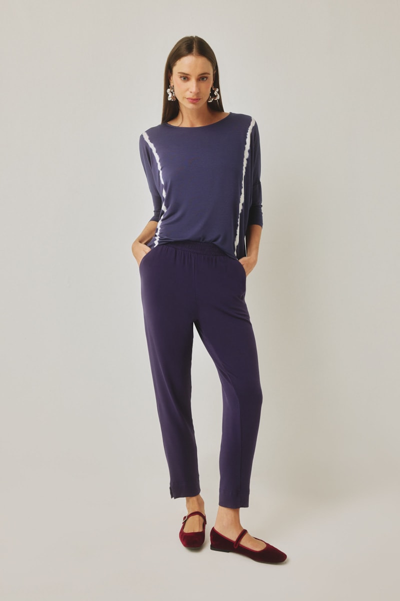 Calca Yogini Moletom Bambu New Arvi (47) Carbono