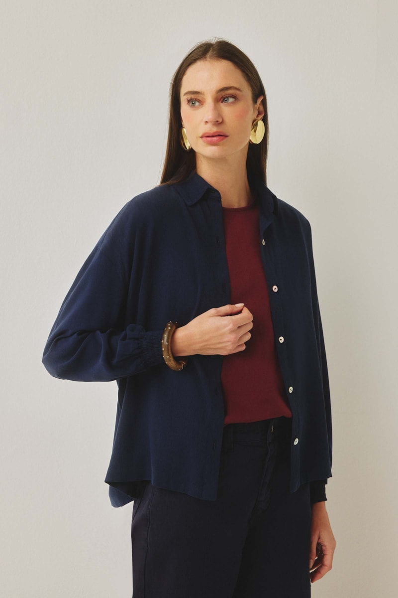 Camisa Marinho Liocel Penelope