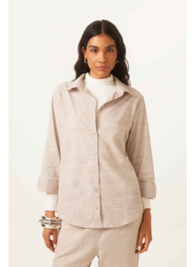 Camisa Yogini Algodao Vichy Chloe Fendi