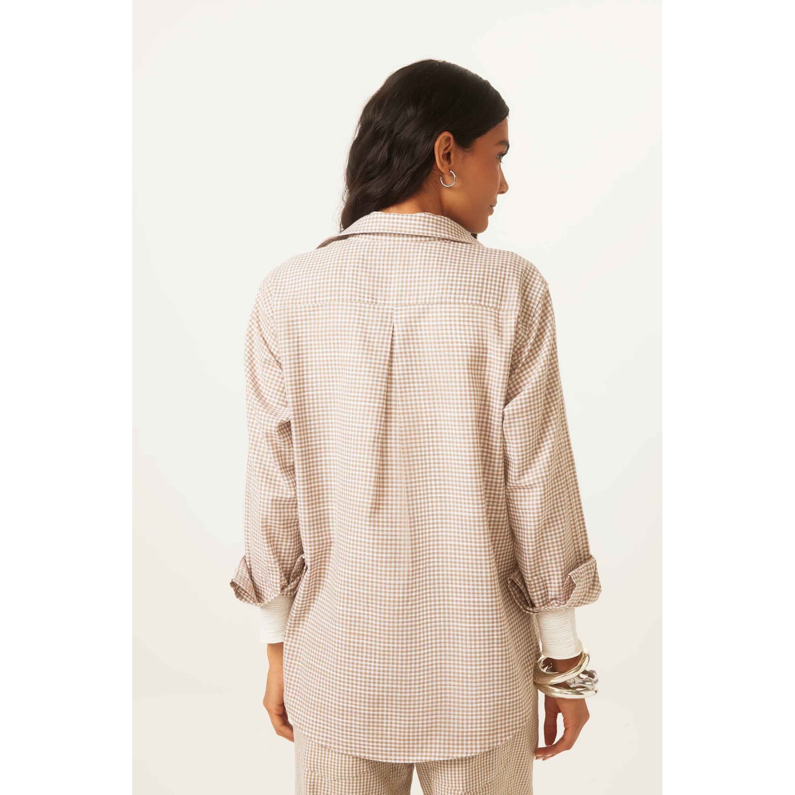 Camisa Yogini Algodao Vichy Chloe Fendi
