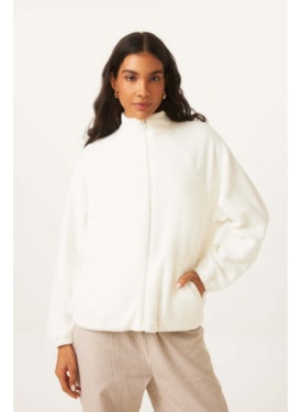 Casaco Yogini Fleece Marina Off White