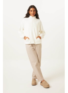 Casaco Yogini Fleece Marina Off White