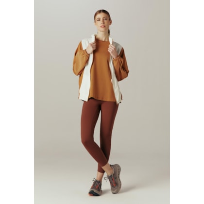 Jaqueta Yogini Bicolor Renata Caramelo