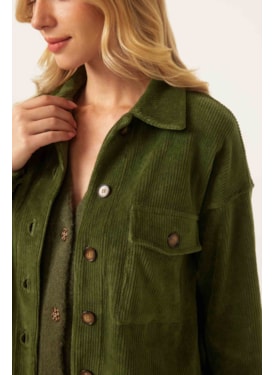 Jaqueta Yogini Cotele Heidi Militar