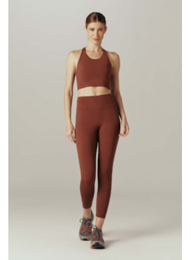 Legging Yogini High Rise Renata Marrom