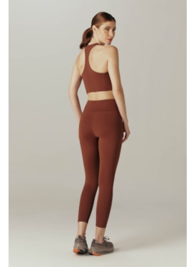 Legging Yogini High Rise Renata Marrom