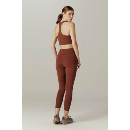 Legging Yogini High Rise Renata Marrom