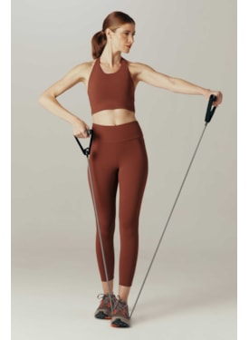 Legging Yogini High Rise Renata Marrom