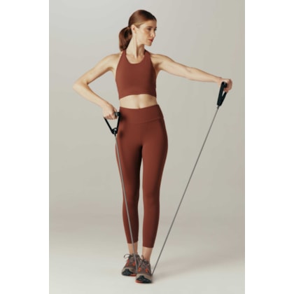 Legging Yogini High Rise Renata Marrom