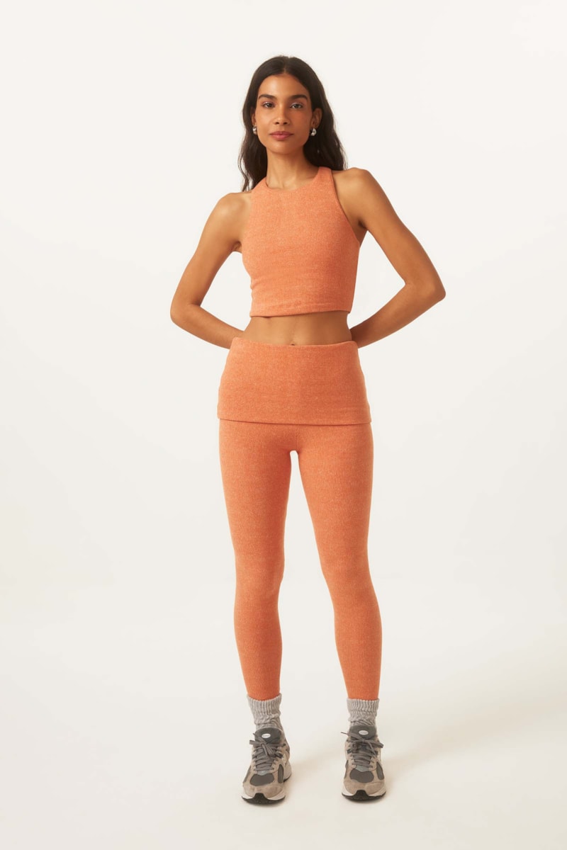 Legging Yogini Vira Bindu Ii Ferrugem