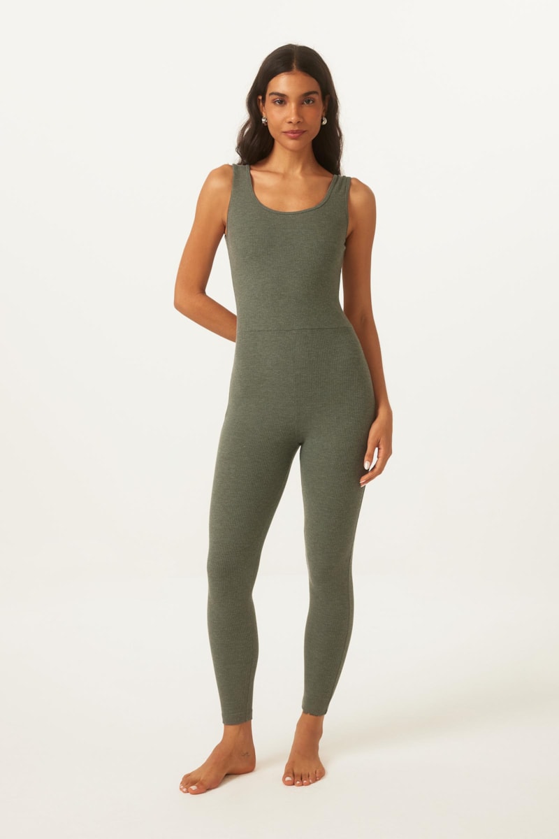 Macacao Yogini Canelado Marcelia Militar