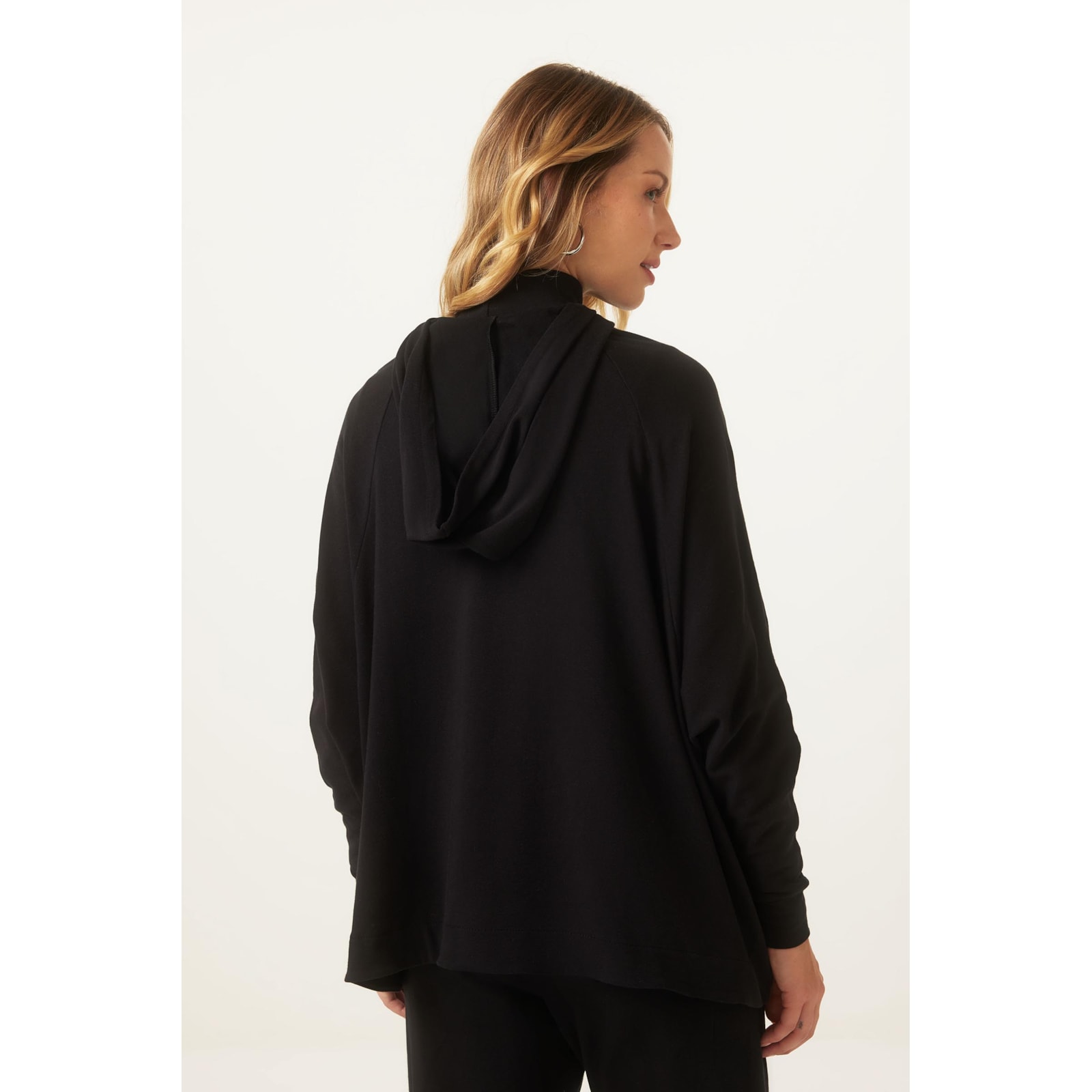Pelerine Yogini Algodao Thermo Modal Preto
