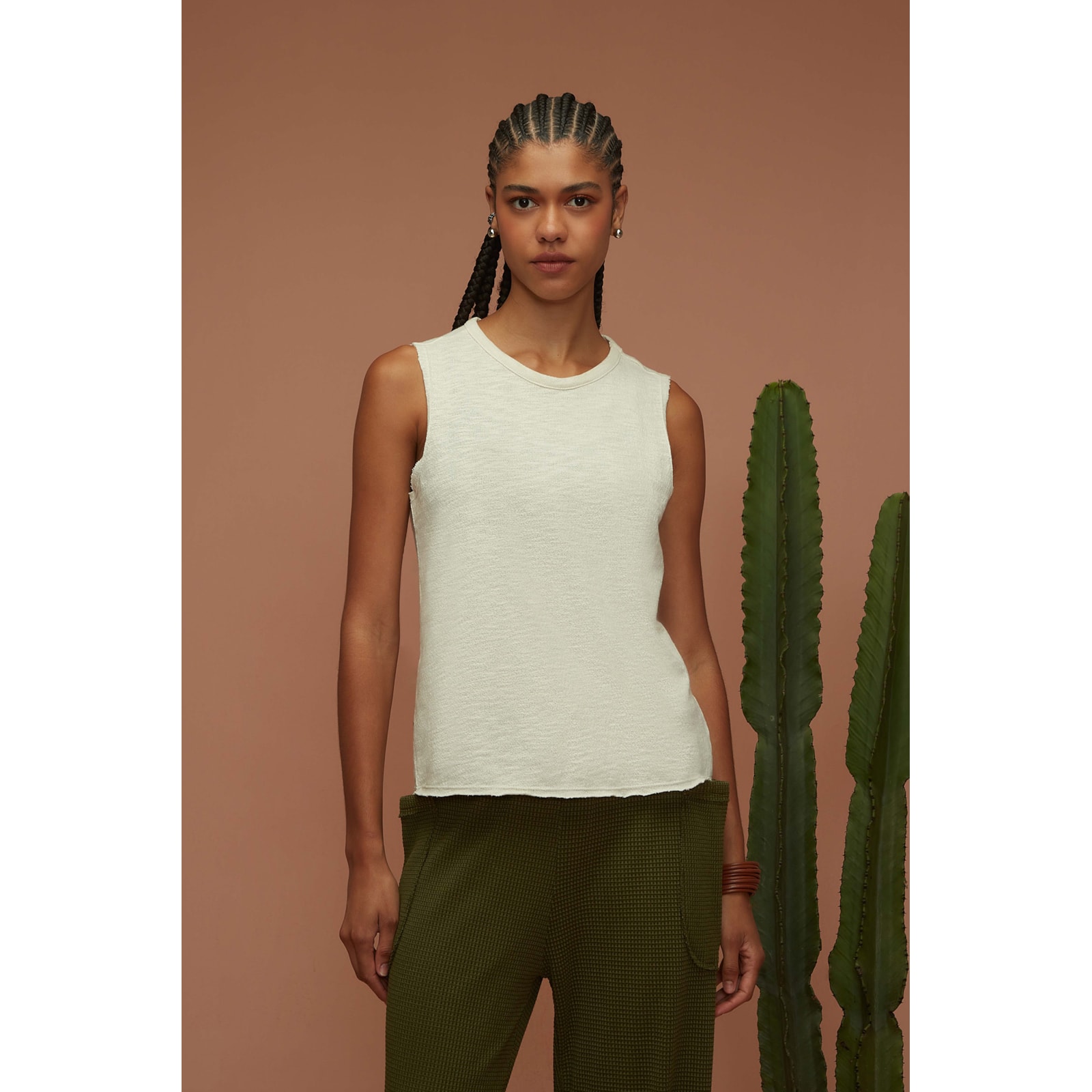 Regata Yogini Algodao Noah (P) Creme